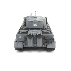 Czołg zdalnie sterowany IR/dźwięk 1:24 German Tiger 1 Late Std Gray RTR 2.4Ghz - Heng Long 3841-11-L